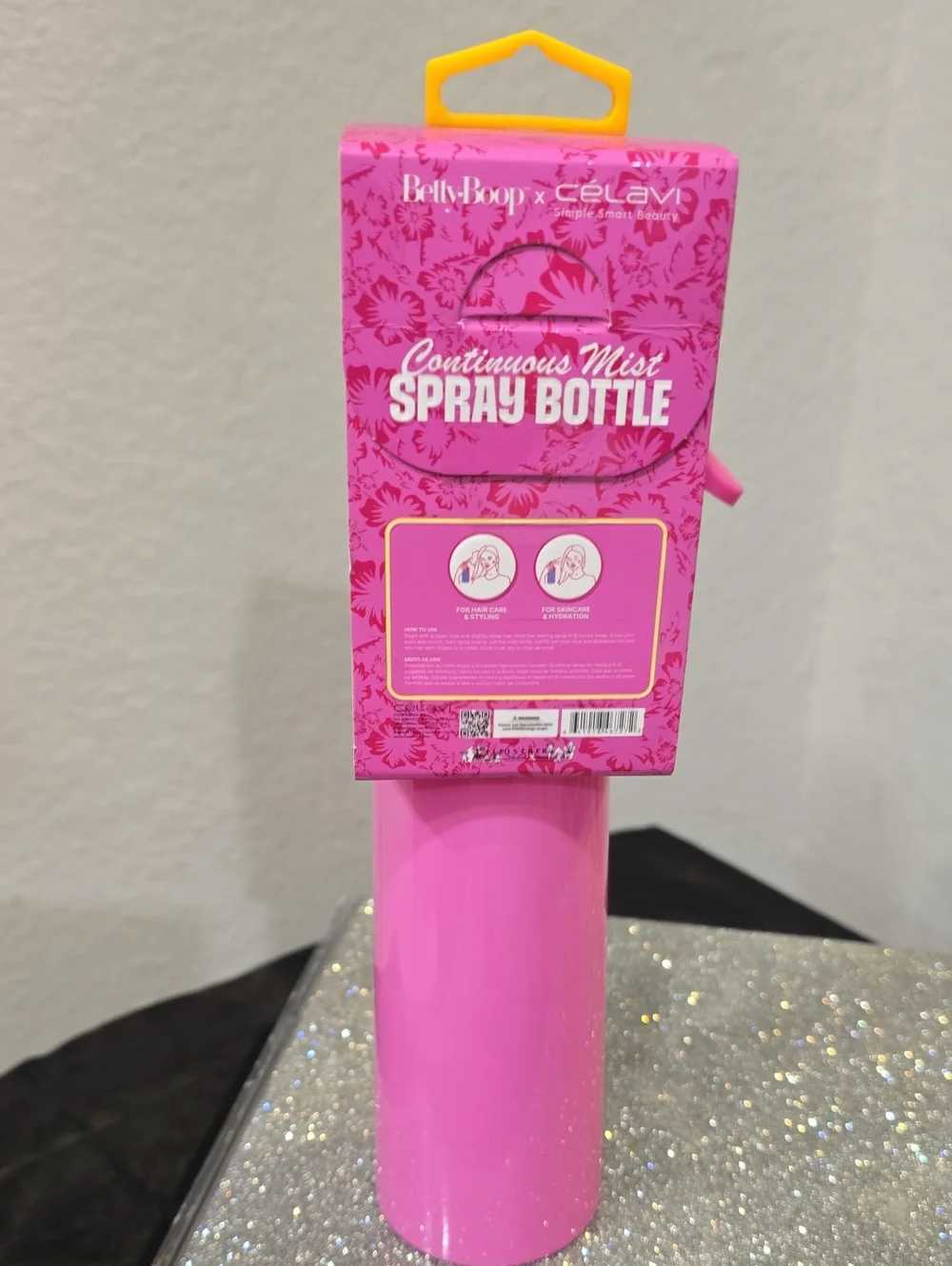 Celavi X  Betty Boop Continuous Mist Spray Bottle